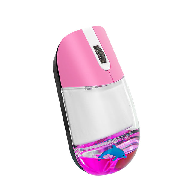 Whimsical 2.4G Wireless Mouse with Floating Animal Design