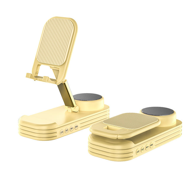 Foldable Desktop Phone Stand with Bluetooth 5.3 Speaker