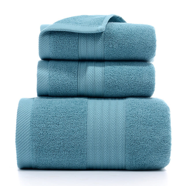 Premium Long-Staple Cotton Towel Set