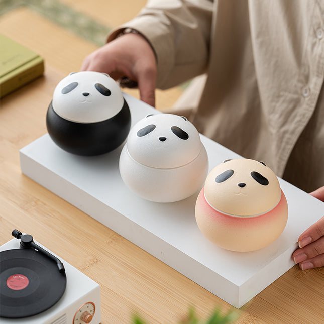 Artisanal Animal-Shaped Ceramic Tea Storage Jar with Gift Box – product detail