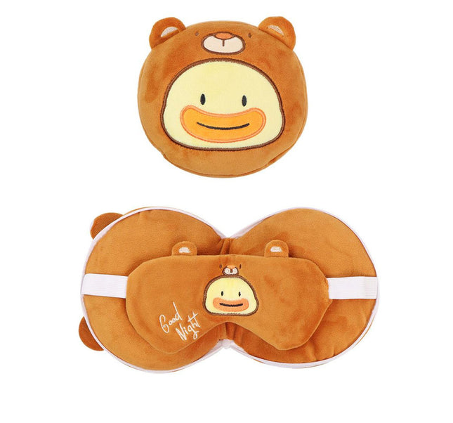 2-in-1 Convertible Eye Mask & Travel Neck Pillow Set – product detail