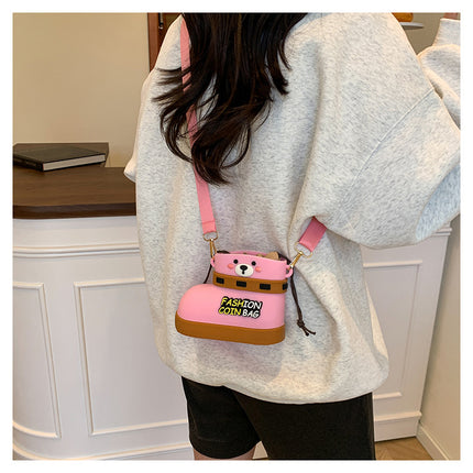 Adjustable Silicone Crossbody Bag – hardware detail