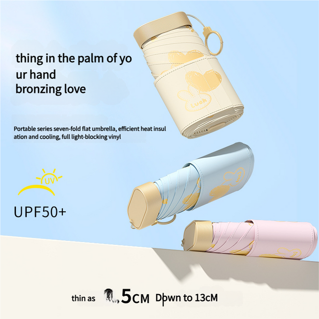 Ultra-Compact 7-Fold Folding Umbrella – product detail