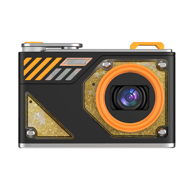 Glitter Sand Design 64MP HD Digital Camera with LED Fill Light & Auto Focus(black) V888-ELOSUNG35332