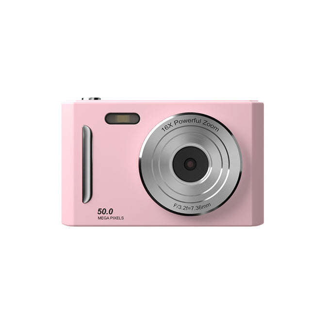 50MP HD Digital Camera with 8X Zoom & Dual Lens System(pink) V888-ELOSUNG35335
