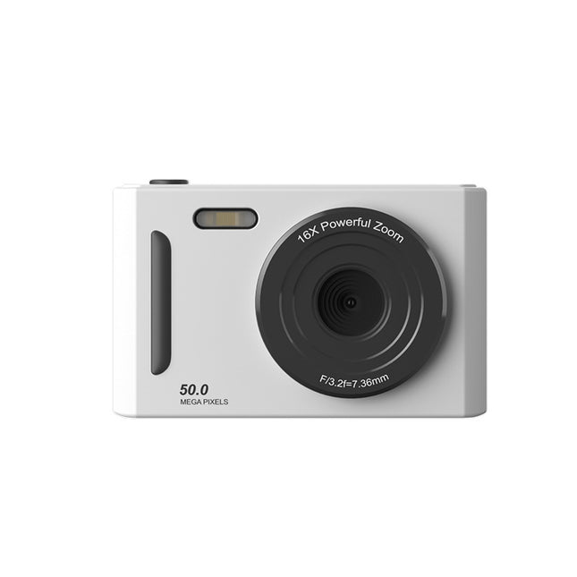 50MP HD Digital Camera with 8X Zoom & Dual Lens System(white) V888-ELOSUNG35336