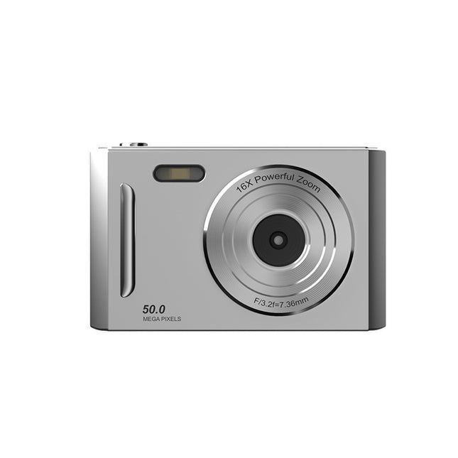 50MP HD Digital Camera with 8X Zoom & Dual Lens System(silvery) V888-ELOSUNG35338