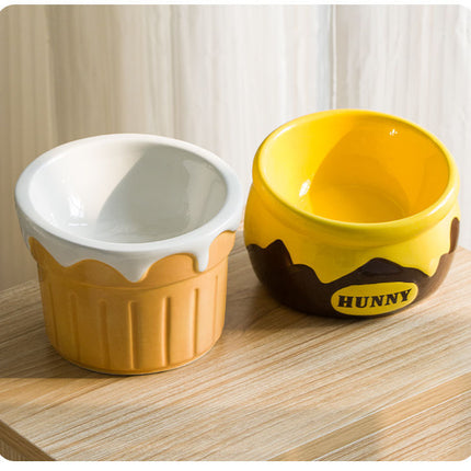 Premium Elevated Pet Bowl with Ergonomic 15°  Tilt & Large Capacity(Beer Bowl)