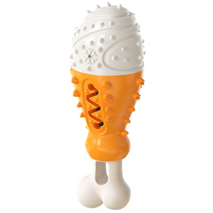Multifunctional Dog Toy with Cooling, Dental Care & Floating Features(orange)
