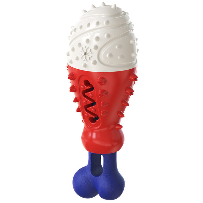Multifunctional Dog Toy with Cooling Dental Care & Floating Features(Red and Blue) V888-ELOSUNG35356