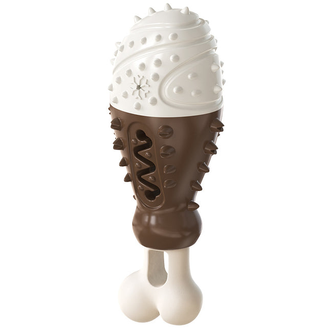 Multifunctional Dog Toy with Cooling Dental Care & Floating Features(Chocolate color) V888-ELOSUNG35357
