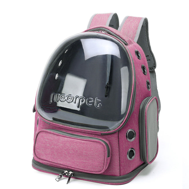Spacious Pet Carrier with Ventilation System & Water-Resistant Design(pink) V888-ELOSUNG35371
