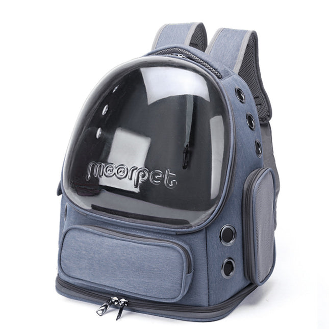 Spacious Pet Carrier with Ventilation System & Water-Resistant Design(blue) V888-ELOSUNG35372