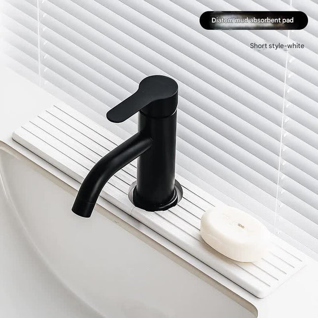 Diatom Mud Faucet Splash Guard & Absorbent Mat