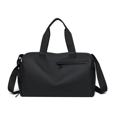 Large Capacity Travel Duffel Bag with Shoe Compartment & Wet Pocket - Multi-Purpose Gym & Weekend Bag(Black)