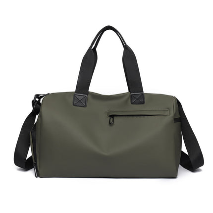 Large Capacity Travel Duffel Bag with Shoe Compartment & Wet Pocket - Multi-Purpose Gym & Weekend Bag(Green)