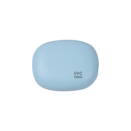 Portable UVC Toothbrush Sterilizer Case - 5-Minute Automatic Sanitizer, USB-C Rechargeable(blue)