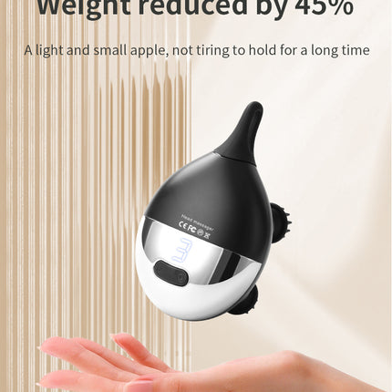 Intelligent 3D Electric Head & Scalp Massager - 7 Massage Techniques, IPX7 Waterproof, Rechargeable(Yellow)