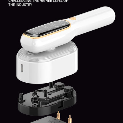 Portable Handheld Garment Steamer & Mini Iron - Smart Temperature Control, Rapid Heating & Powerful Steam for All Fabrics(White)
