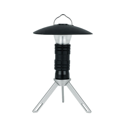 Portable Outdoor Camping Lantern with Tripod Stand (Black)