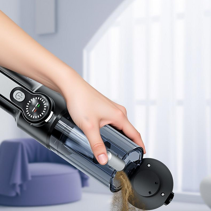 Multi-Function Cordless Handheld Vacuum Cleaner & Blower - Powerful Brushless Motor with Digital Display(Gray Orange)