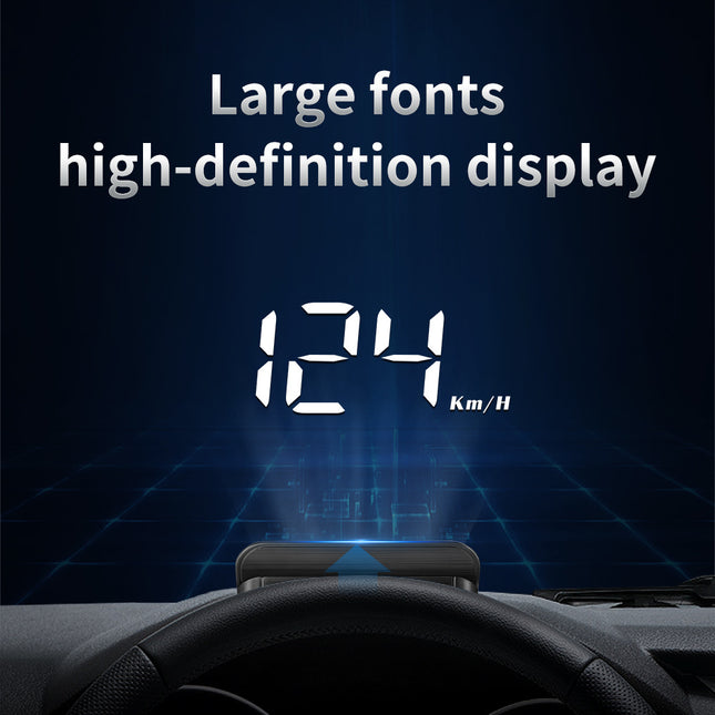 Compact OBD2 Car Head-Up Display (HUD) – product detail