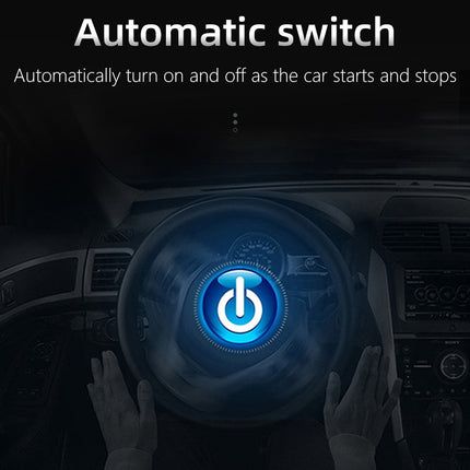 Compact OBD2 Car Head-Up Display (HUD) - Digital Speedometer with 5 Alarm Functions & Adaptive Brightness(black)