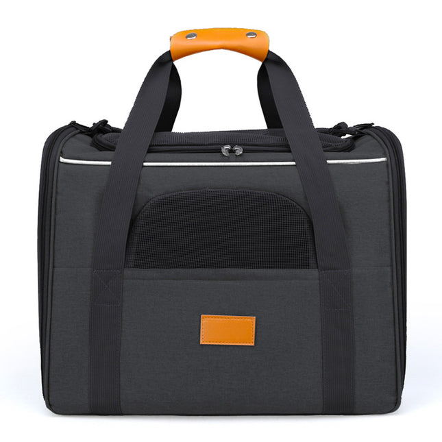 Foldable Soft-Sided Pet Carrier for Travel