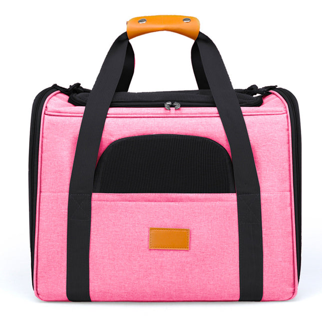 Foldable Soft-Sided Pet Carrier for Travel