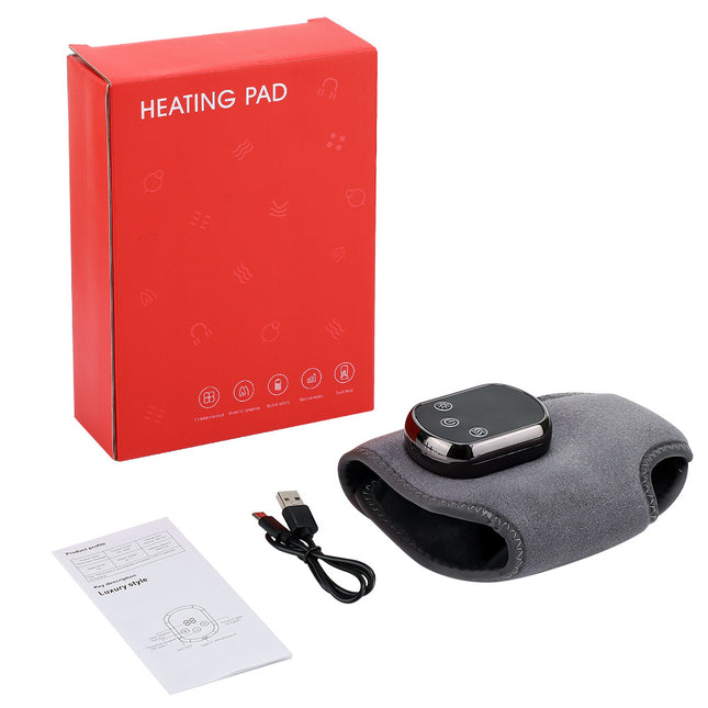 Rechargeable Electric Heating Ankle Brace with Vibration Massage – product detail