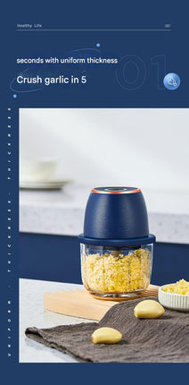 Electric Mini Garlic Chopper with Glass Bowl – product detail