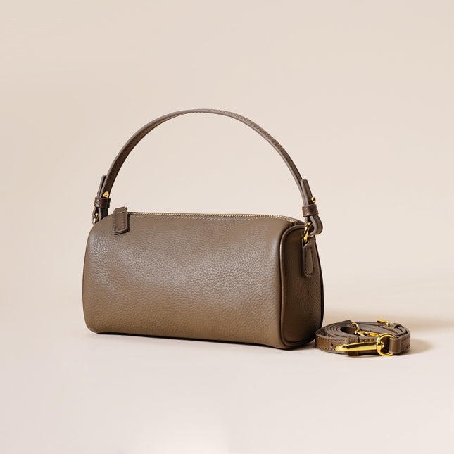 Genuine Leather Boston Bag