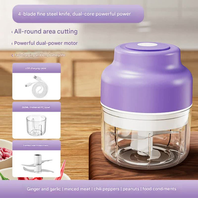 Powerful Mini Electric Food Chopper
