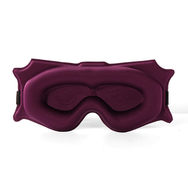 3pc 6D Contoured Zero-Pressure Sleep Mask