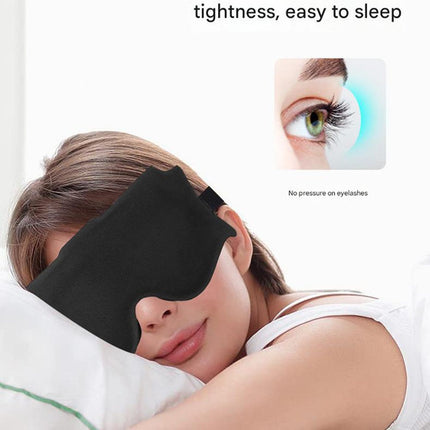 3pc 6D Contoured Zero-Pressure Sleep Mask - 360 Light Blocking Eye Mask with Adjustable Strap(Dura)