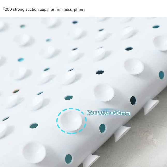 Non-Slip PVC Bath & Shower Mat with Suction Cups and Drainage Holes – product detail