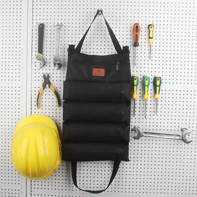 Heavy-Duty Canvas Tool Roll Up Bag & Organizer Tote – product detail