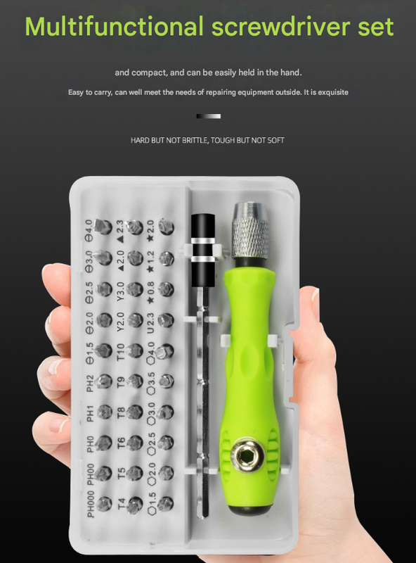 Green 32-in-1 Precision Screwdriver Set – product detail