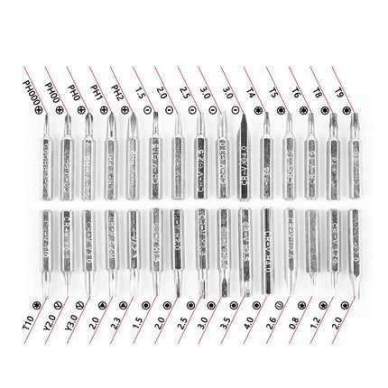 Green 32-in-1 Precision Screwdriver Set - Magnetic Repair Tool Kit for Electronics, Phone & PC