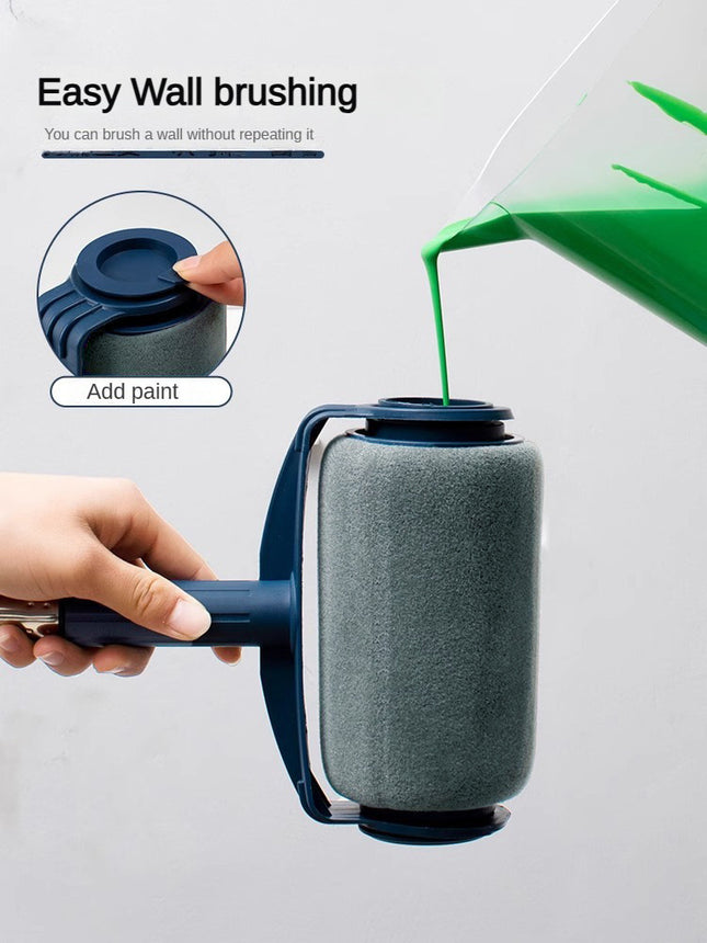 Dark Blue and Grey Pro Refillable Paint Roller Set with Extension Pole – product detail
