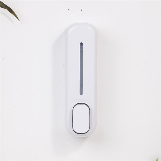 2 Pcs White Modern Wall-Mounted Press Soap Dispenser