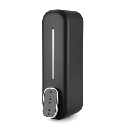 2 Pcs Black Modern Wall-Mounted Press Soap Dispenser - 300ml Refillable Pump for Bathroom & Kitchen