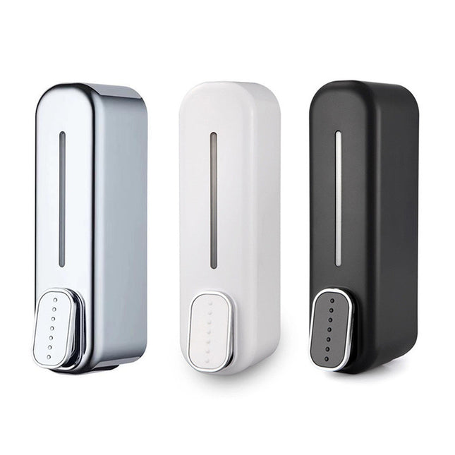 2 Pcs Black Modern Wall-Mounted Press Soap Dispenser – product detail