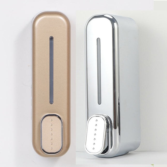 2 Pcs (Gold Plus Silver) Modern Wall-Mounted Press Soap Dispenser