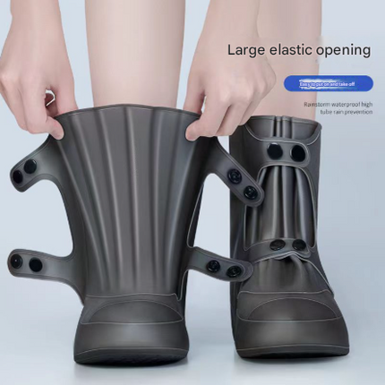 2 Pcs Size S White Reusable Waterproof Shoe Covers – design and finish
