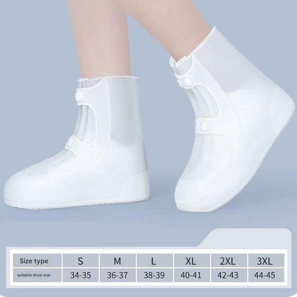 2 Pcs Size S White Reusable Waterproof Shoe Covers – product features
