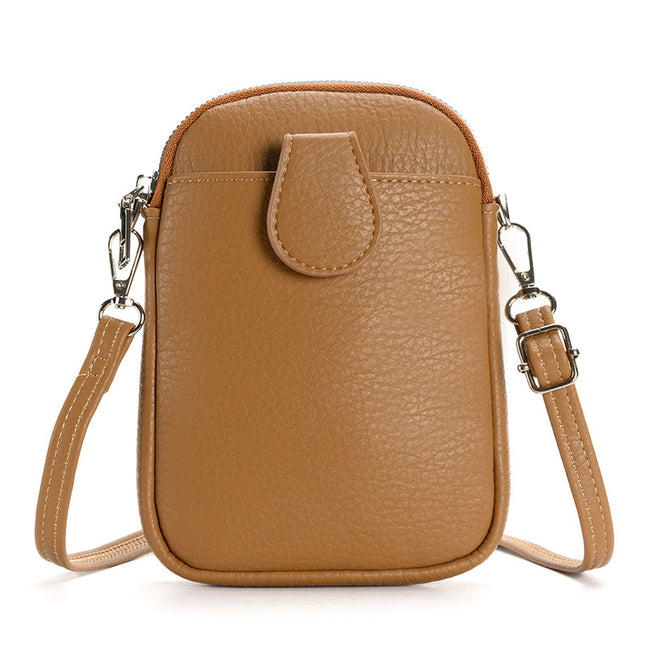 Brown Chic Crossbody Phone Bag