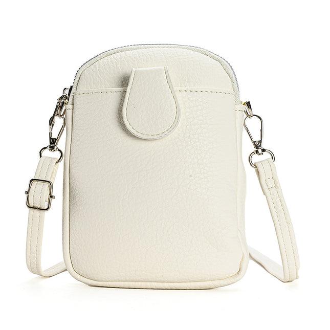 White Chic Crossbody Phone Bag