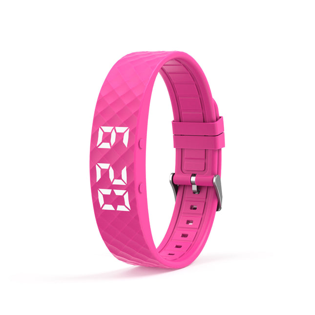 Rose Red Smart Vibrating Alarm Watch