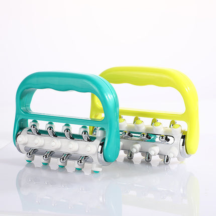 Light Green Ergonomic Body Roller Massager – design and finish